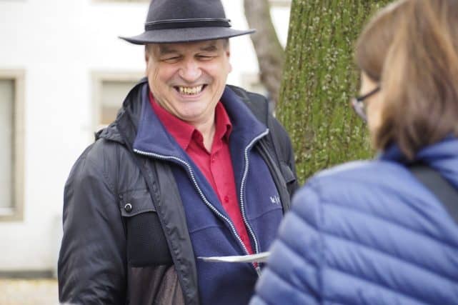 Ralf Buchinger und Teilnehmerin